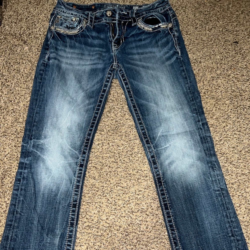 Miss me jeans cropped capris EUC